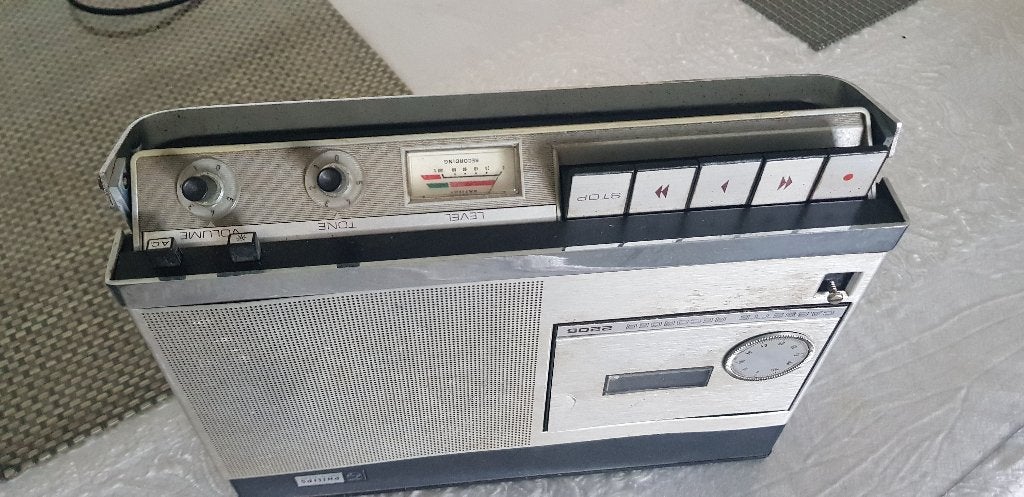 PHILIPS Cassette recorder, Ophalen of Verzenden, Enkel, Philips