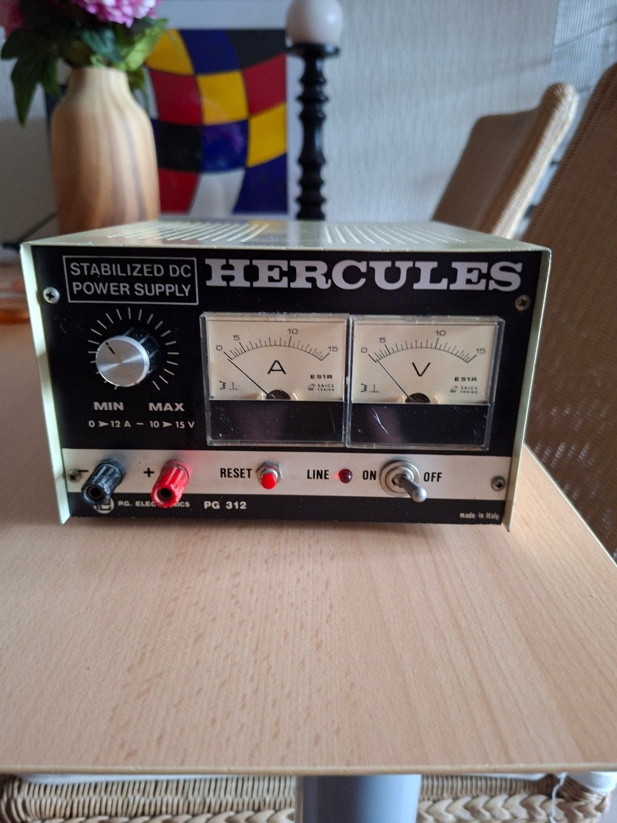 Hercules Gestabiliseerde DC Voeding PG 312, Ophalen of Verzenden, Gebruikt