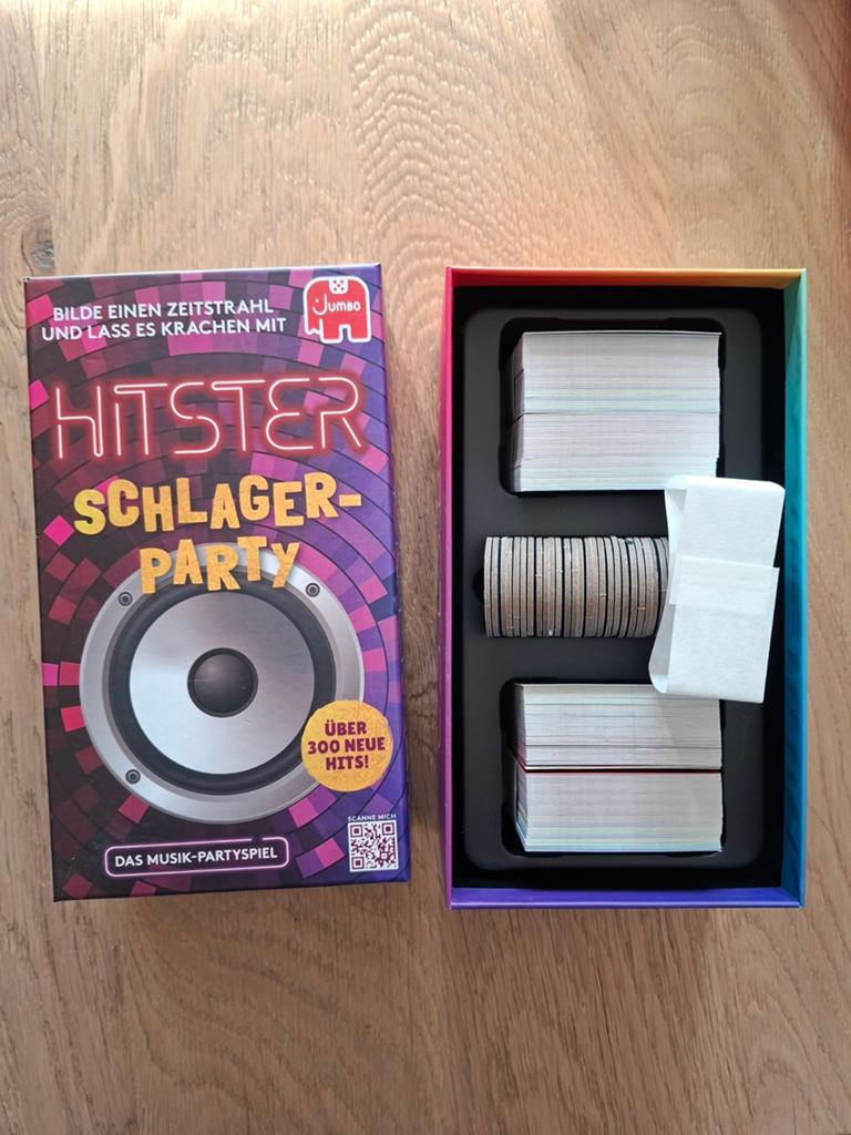 Hitster Schlager-Party - Het muziek-partyspel, Vijf spelers of meer, Ophalen of Verzenden, Zo goed als nieuw, Jumbo