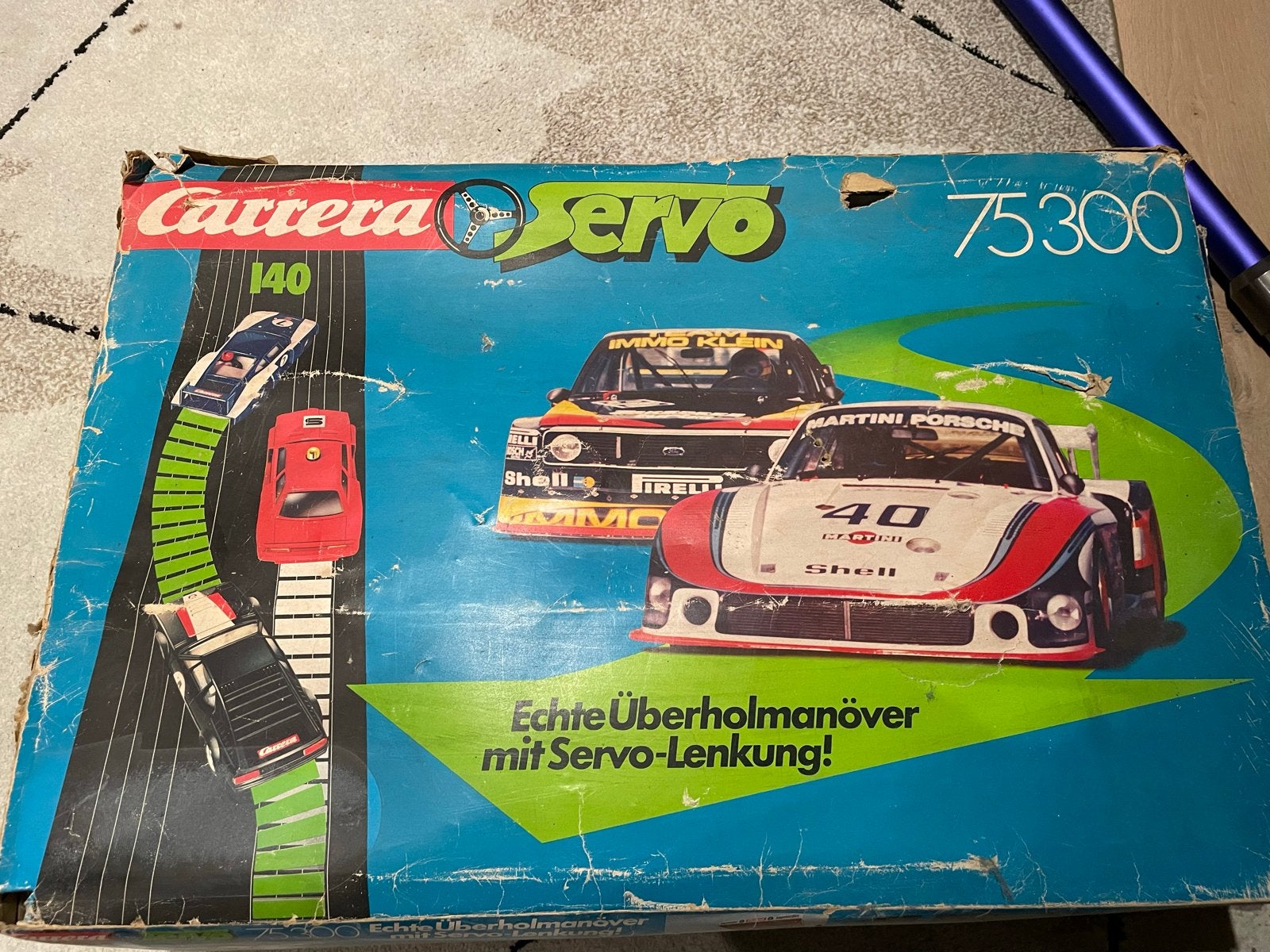 Carrera Servo 140 Racebaan Set 75300 - Vintage, Ophalen, Zelf te bouwen, Carrera, Elektrisch