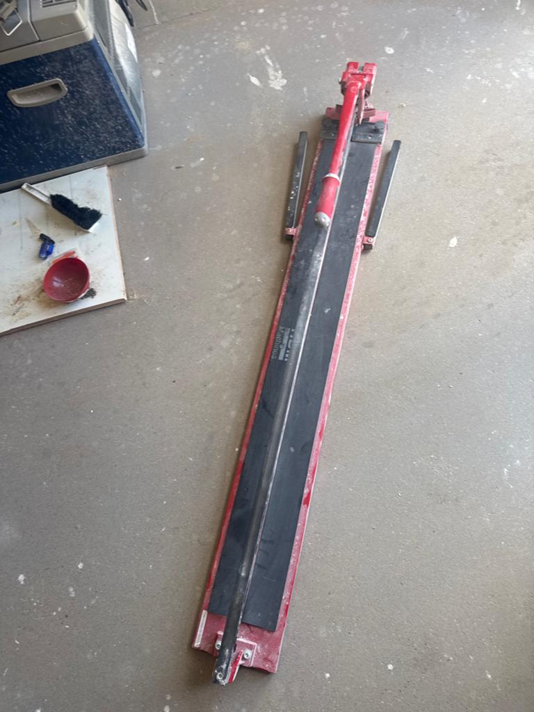 HBM Tegelsnijder 120cm, Ophalen, Gebruikt