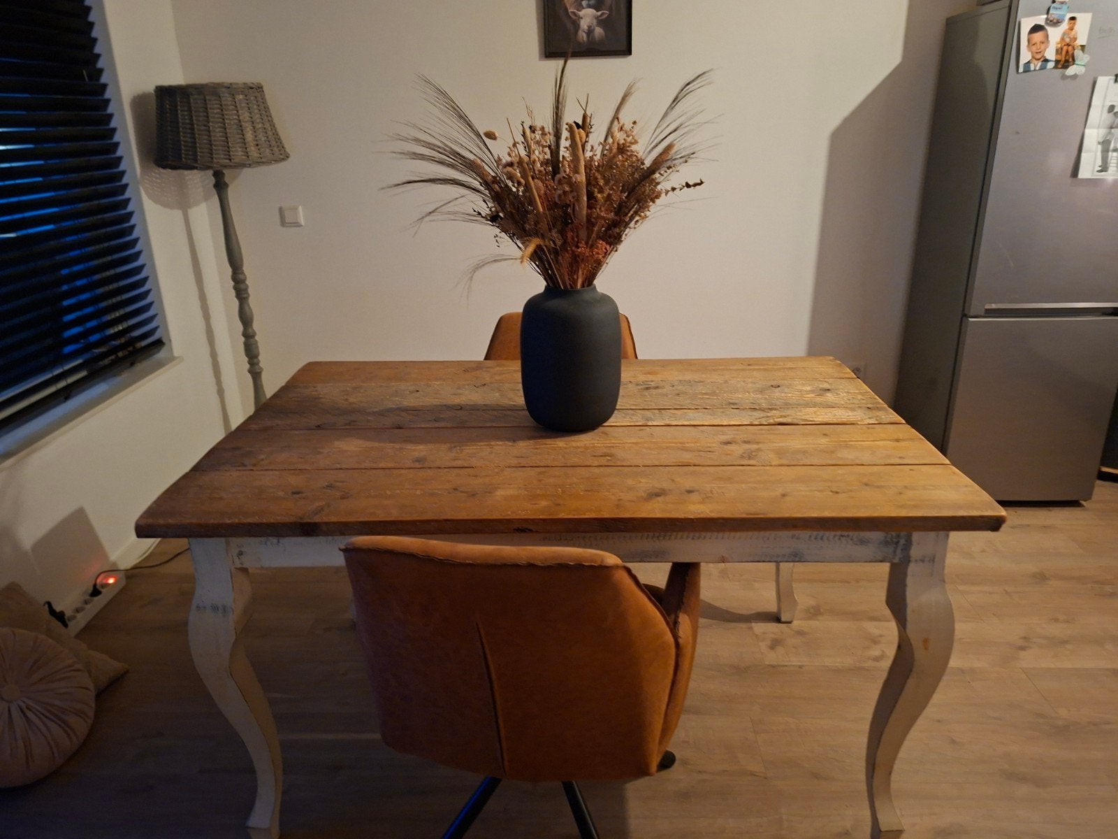 Riviera Maison eettafel 140 x 90 cm – landelijke uitstraling, Ophalen, Gebruikt, 100 tot 150 cm, 50 tot 100 cm