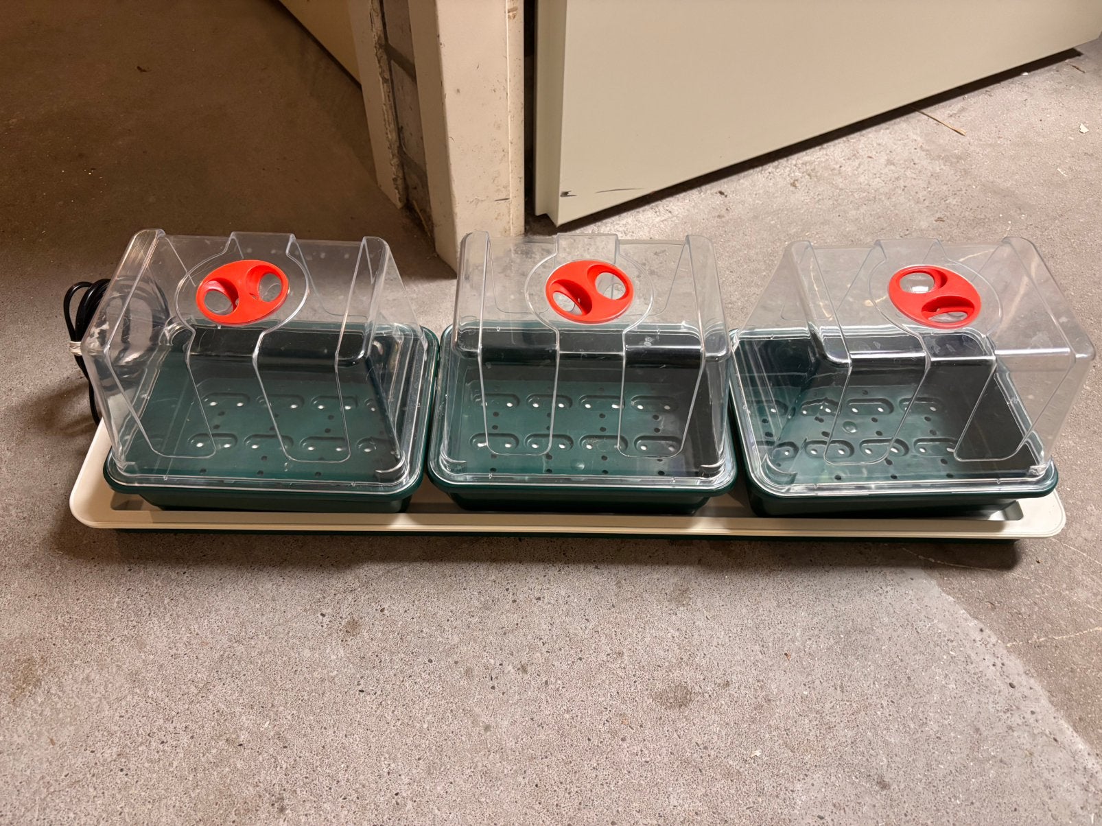 Garland trio top electrisch verwarmde propagator - g50, Ophalen, Zo goed als nieuw, Kweekbak