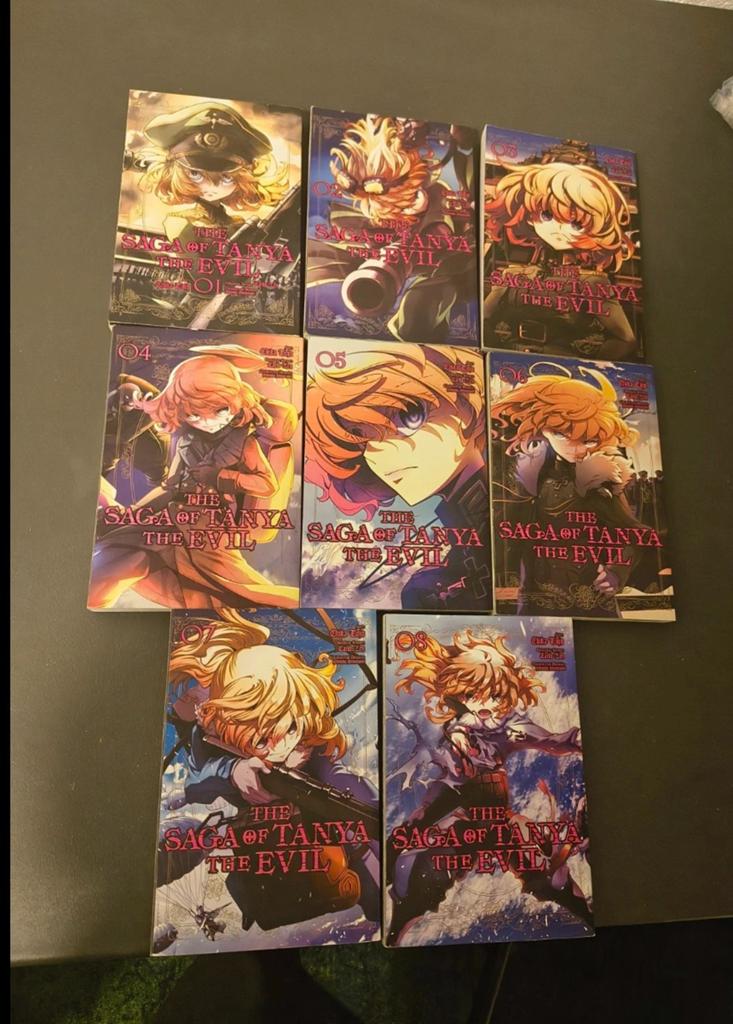 The Saga of Tanya the Evil Manga - Volumes 1-8, Gelezen, Carlo Zen, Ophalen of Verzenden, Japan (Manga)