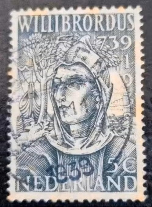 Nederland 1939 - NVPH 325 - Willibrord, Ophalen of Verzenden, T/m 1940, Gestempeld
