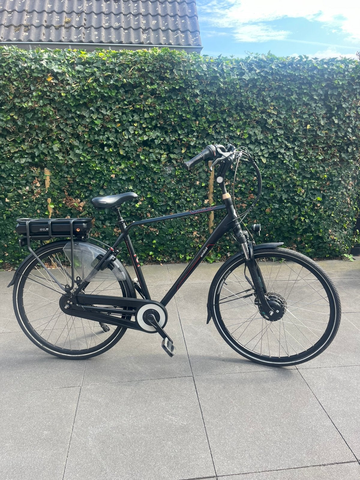 Amslod Electrische fiets Highland LX  Goede Accu  storing, Ophalen, Gebruikt, 50 km per accu of meer, Overige merken