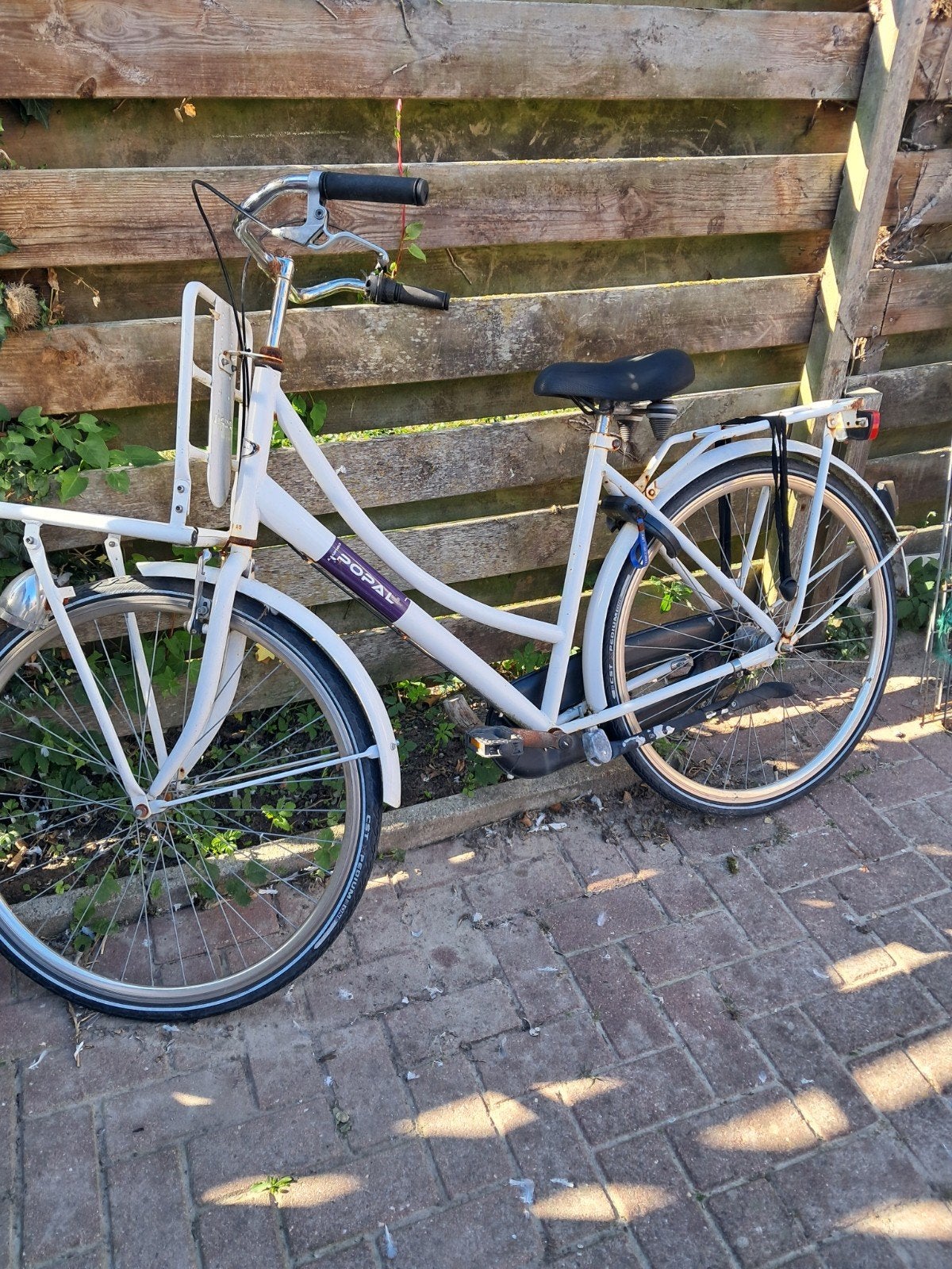 Popal County Damesfiets - Wit - Opknapper, Terugtraprem, Gebruikt, 47 tot 50 cm, Ophalen