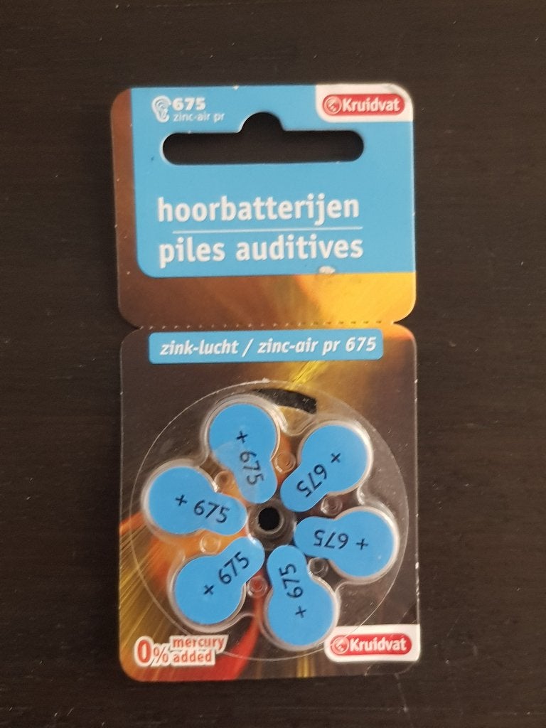 Batterijen voor gehoorapparaten verschillend, Ophalen of Verzenden, Nieuw