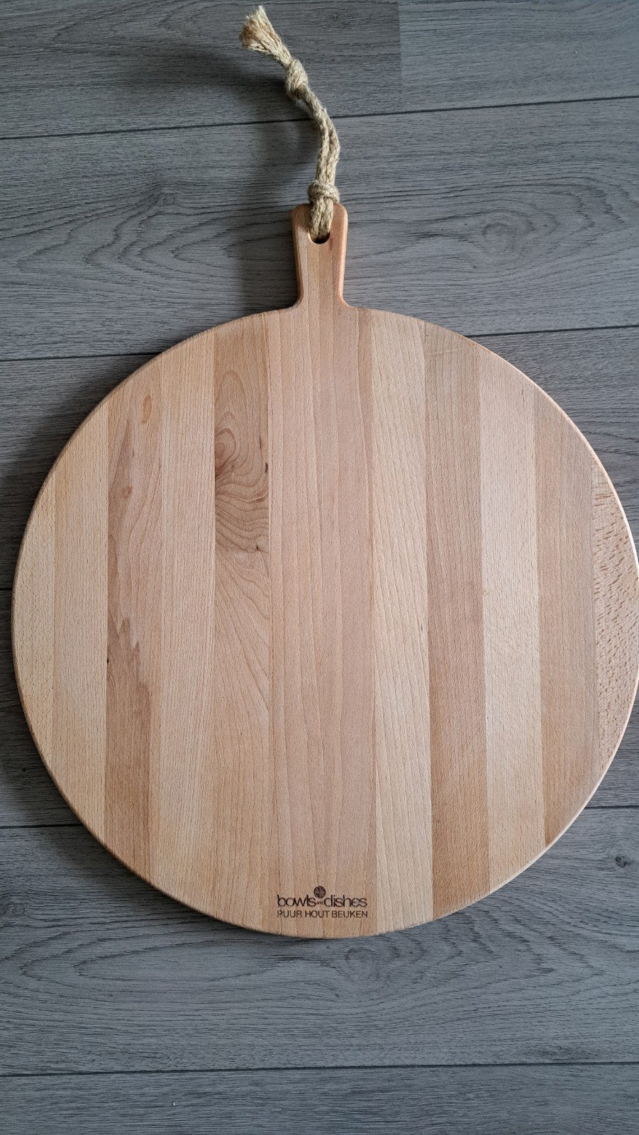 Bowls-dishes beuken plank, Ophalen of Verzenden, Nieuw, Rond, Hout