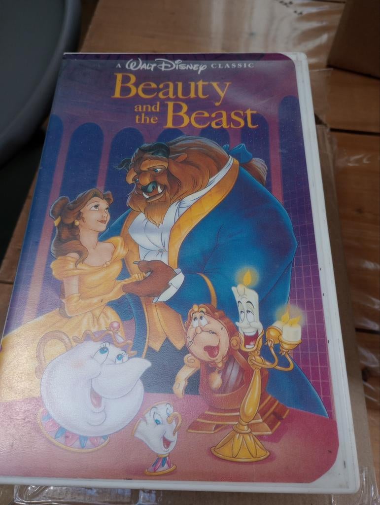 VHS tape Disney beauty and the beast Black Diamond, Alle leeftijden, Ophalen of Verzenden, Gebruikt