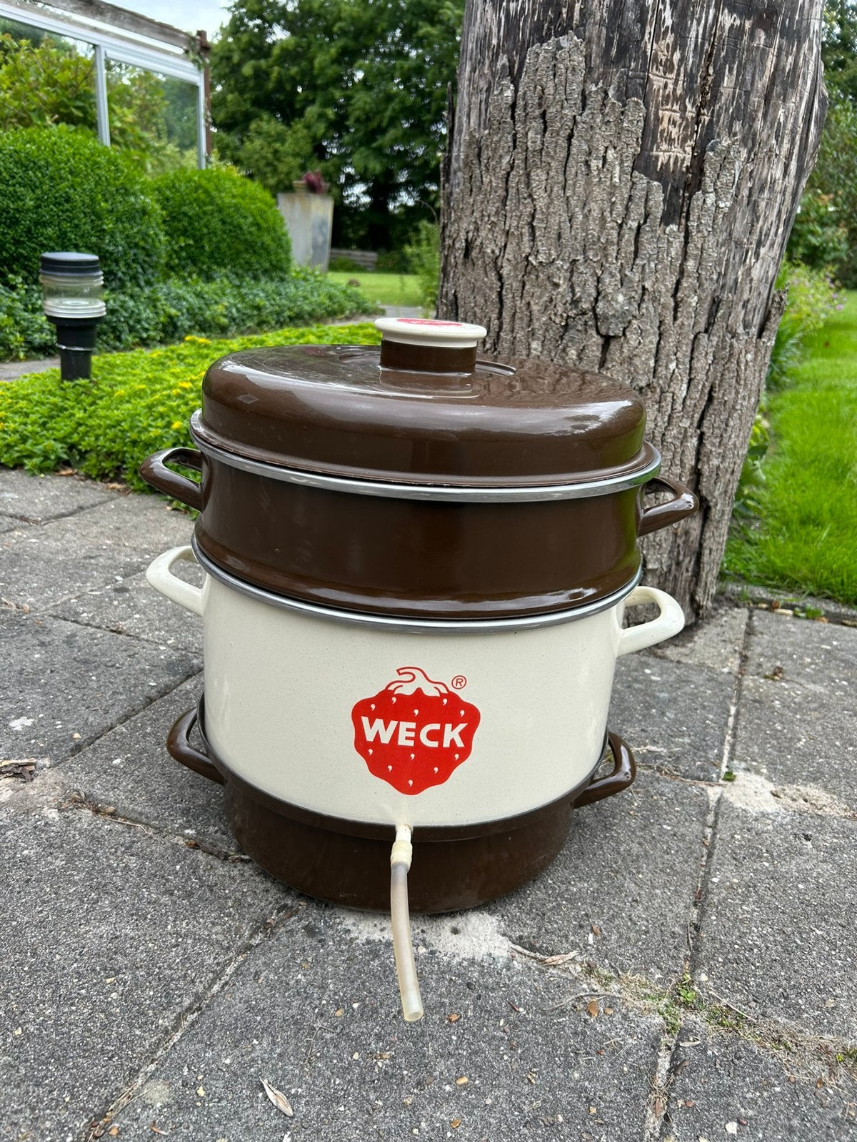 Weck sappan, Ophalen, Gebruikt, Overige materialen, Kookpan of Snelkookpan