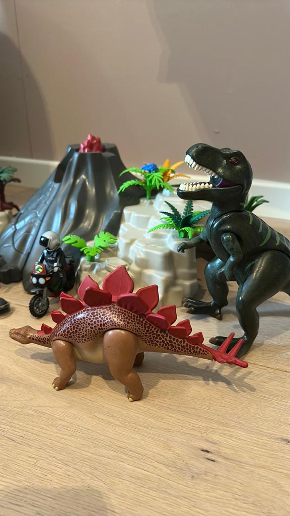 Dinosaurus eiland playmobil, Kinderen en Baby's, Speelgoed | Playmobil, Ophalen of Verzenden, Gebruikt