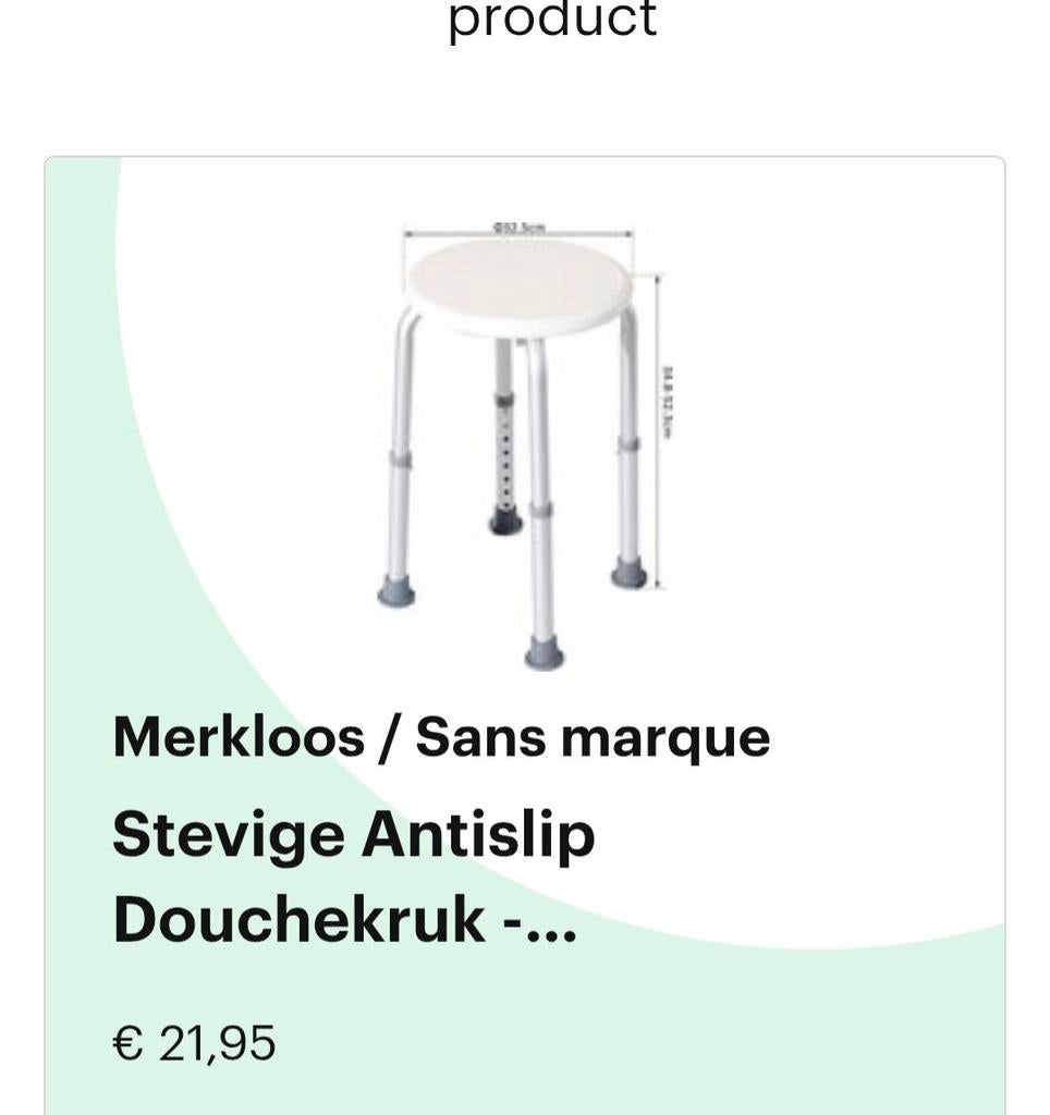 Douchekruk, Ophalen of Verzenden, Gebruikt, Hout