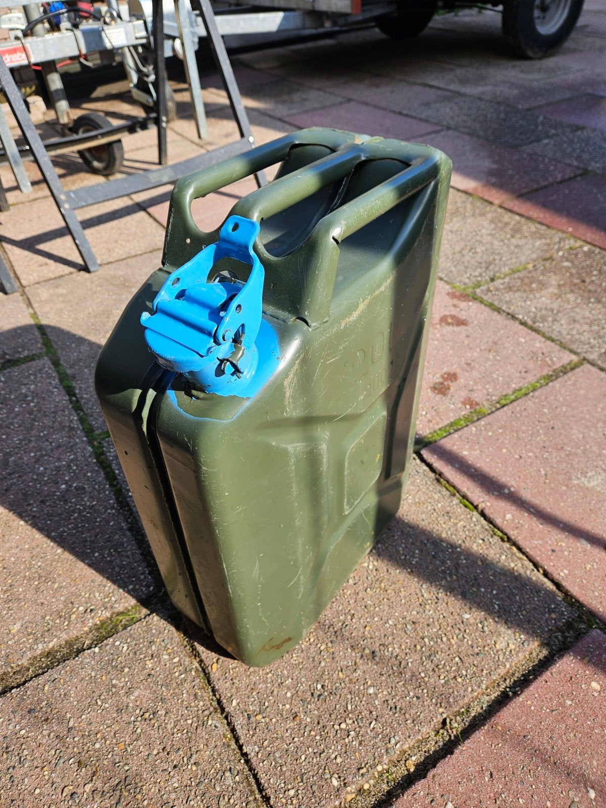 jerrycan 20liter voor org. water uit leger, Ophalen, Gebruikt