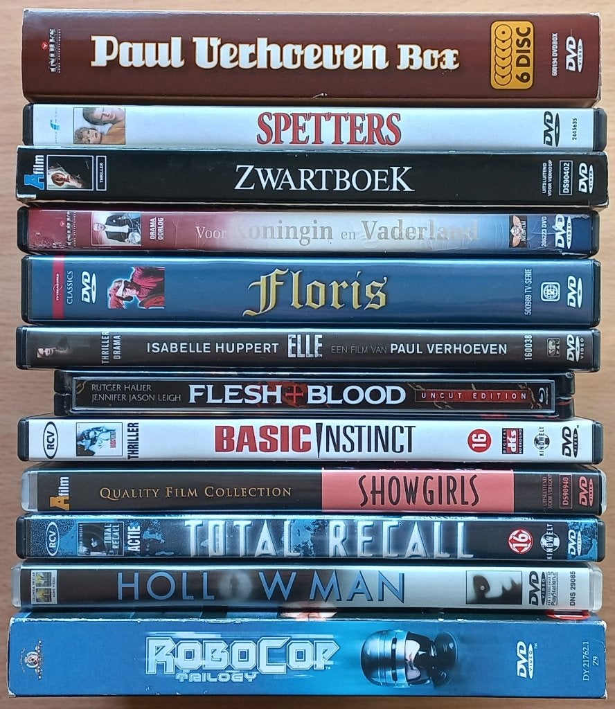 Paul Verhoeven dvd's 23disc set 1 koop, Vanaf 16 jaar, Verzenden, Zo goed als nieuw, Overige gebieden