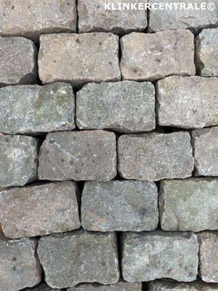 50m2 gemêleerd zweeds graniet kinderkoppen natuursteen klink, Tuin en Terras, Tegels en Klinkers, Bij dit gebruikte product niet te achterhalen