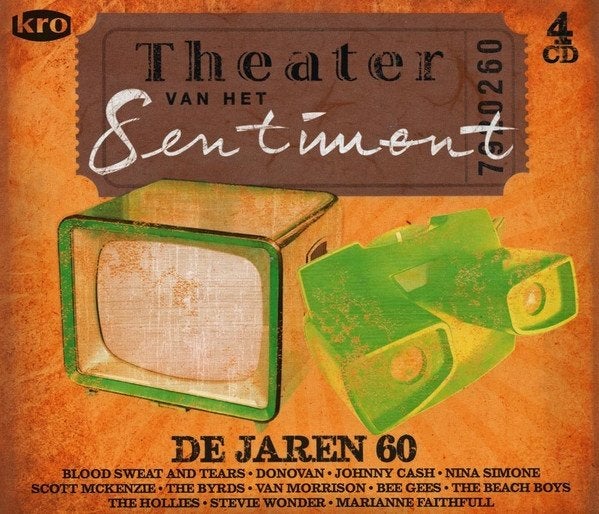 Theater van het Sentiment : De Jaren 60 (4 CD Box, 2008) *, Ophalen, Zo goed als nieuw, Verzamelalbum, Pop