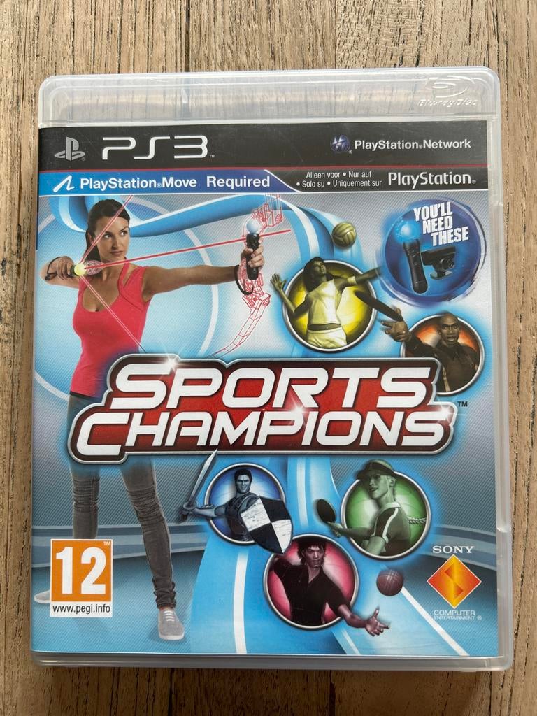 Sports Champions voor PlayStation Move PS3, Spelcomputers en Games, Games | Sony PlayStation 3, Gebruikt, Sport, 3 spelers of meer