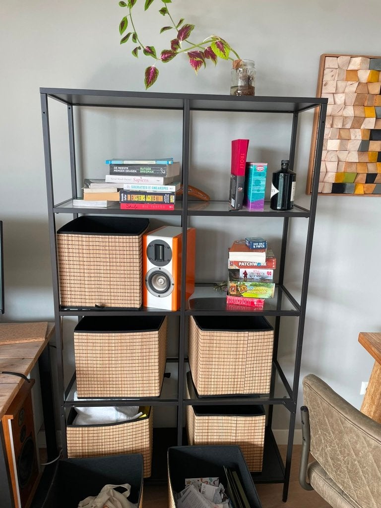 Ikea boekenkast vittsjo, Ophalen, Met plank(en), 50 tot 100 cm, Zo goed als nieuw
