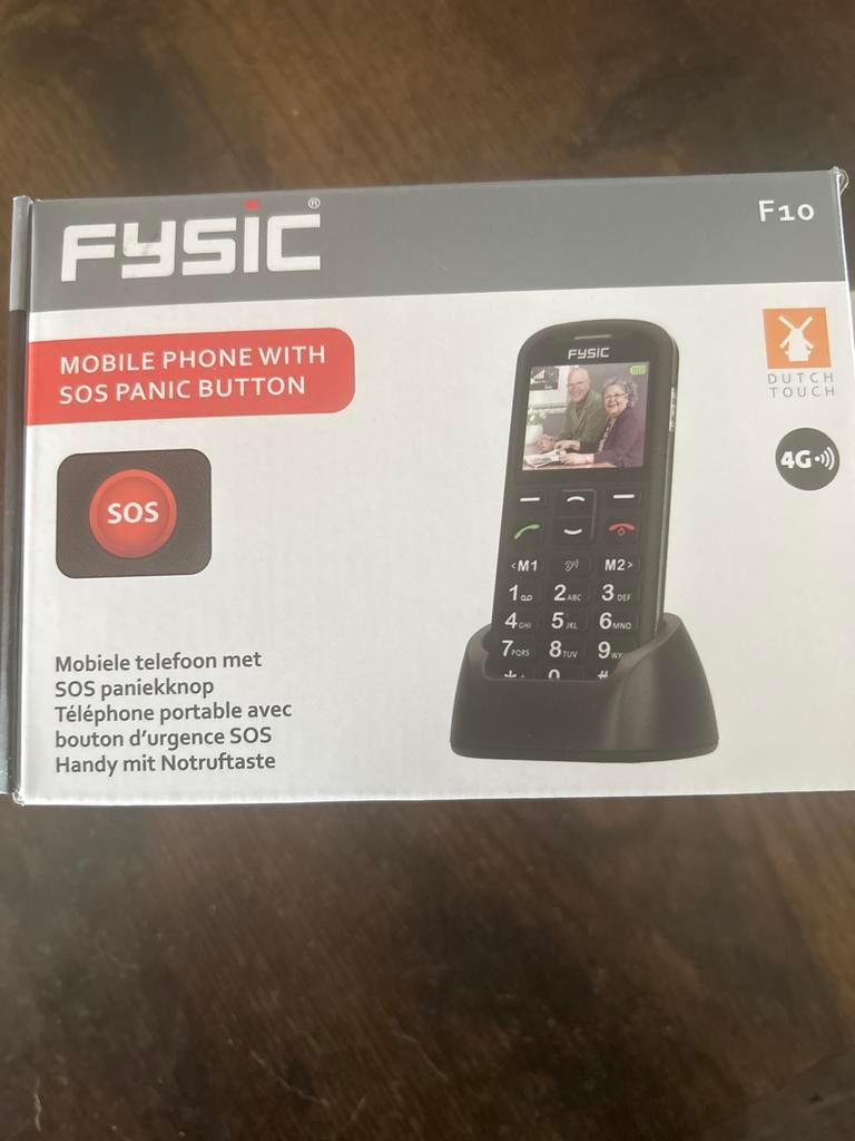 Fysic F10 senioren mobiele telefoon, Ophalen, Geen camera, Zo goed als nieuw, Klassiek of Candybar
