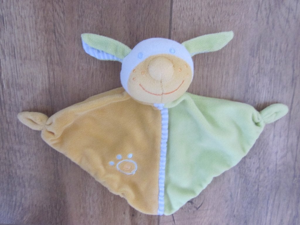 Baby Club with care from C&A zacht pluche knuffeldoek hond, Overige merken, Overige karakters, Zo goed als nieuw, Wasbaar