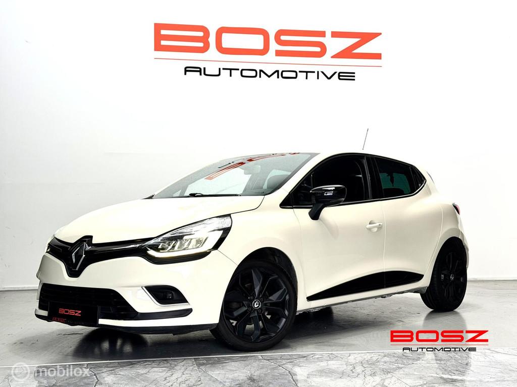 Renault Clio 1.2 TCe Facelift Automaat LED CARPLAY CRUISE CA, Auto's, Zwart, 4 cilinders, Beige, Automatische klimaatregeling