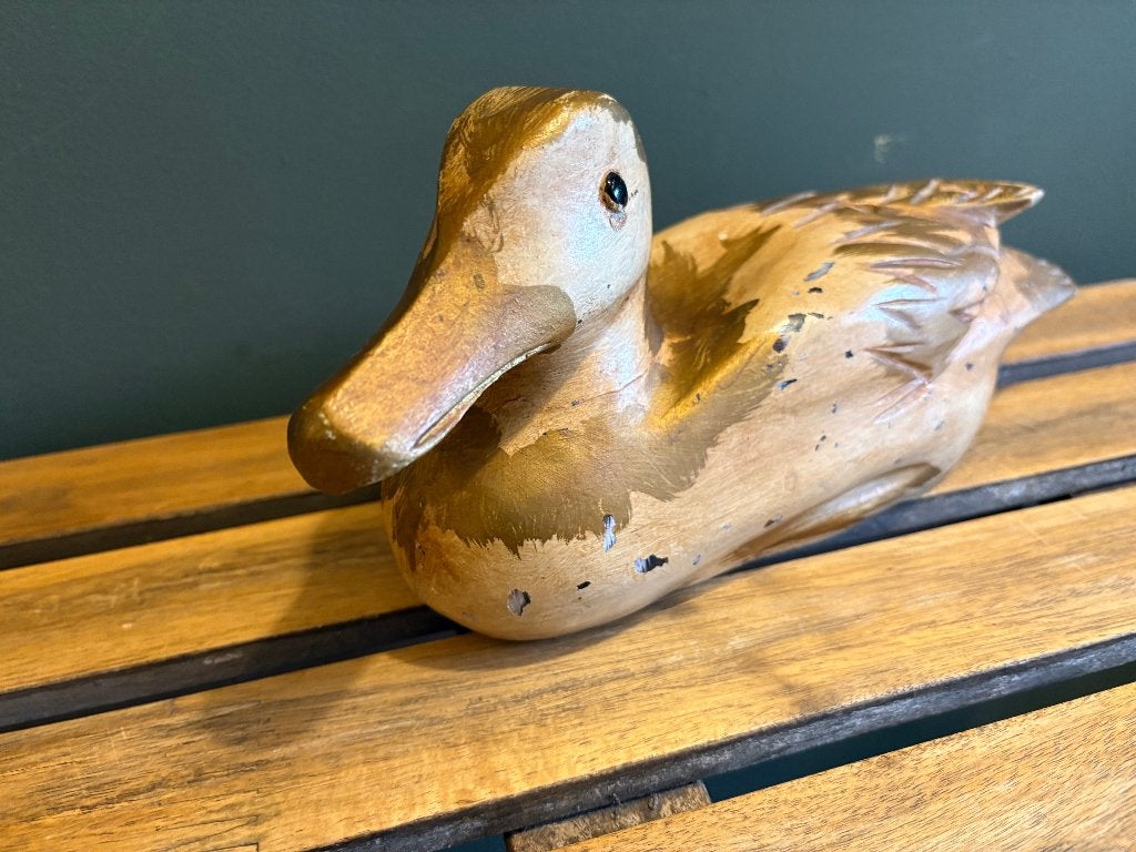 Prachtige Brocante Oude Houten Lokeend., Ophalen of Verzenden