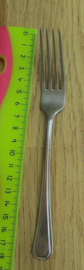 KELTUM posthoorntje vork 17,8cm 32gram Melina S25, Ophalen of Verzenden, Keltum, Rvs of Chroom