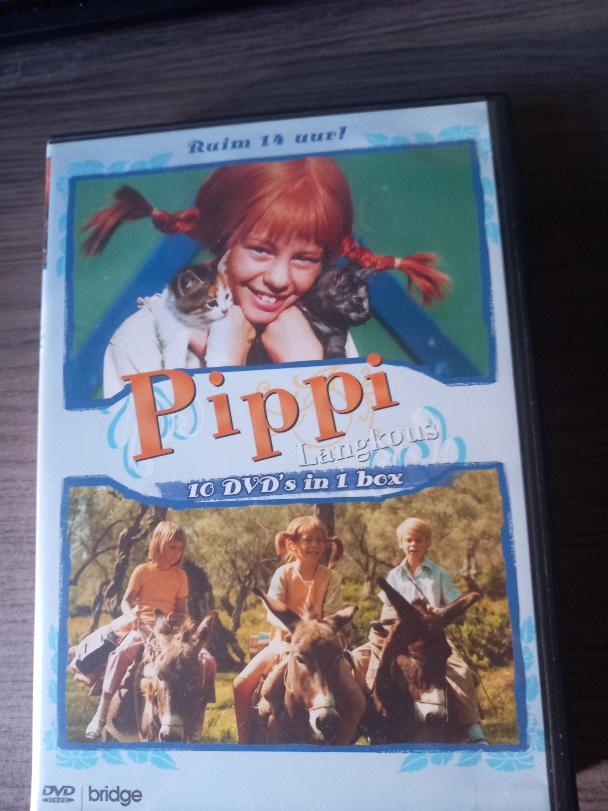 Pippi Langkous - 10 DVD's in 1 box - Originele TV-serie, Ophalen of Verzenden