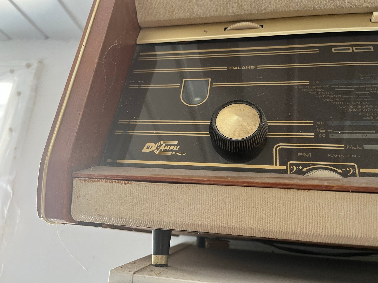 Retro Philips radio - Vintage buizenradio, Ophalen, Gebruikt, Radio