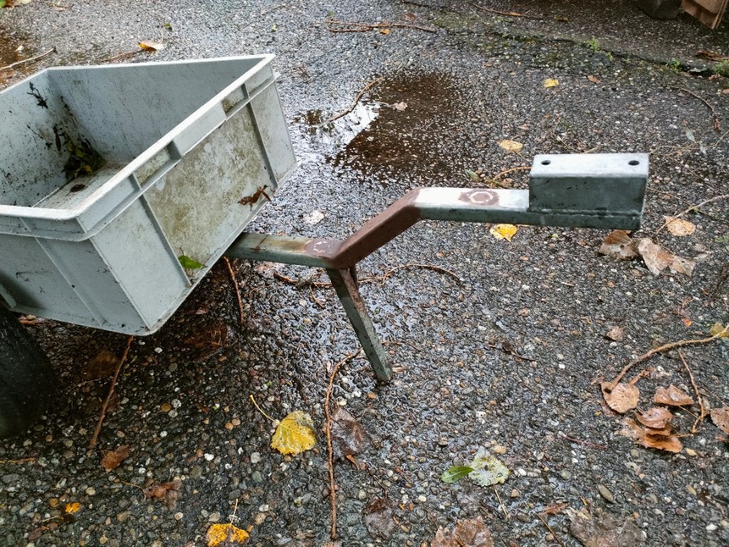 aanhangwagentje, Ophalen, Gebruikt