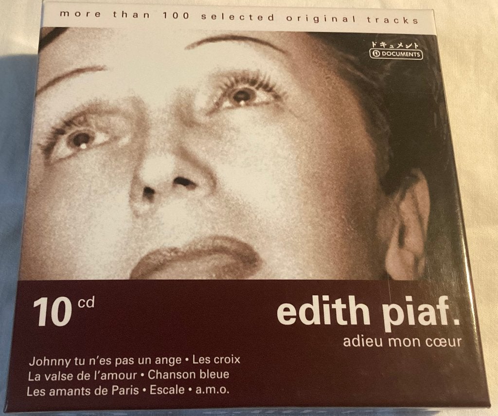 Edith Piaf Adieu Mon Coeur 10 CD's, Ophalen of Verzenden, Gebruikt, Boxset
