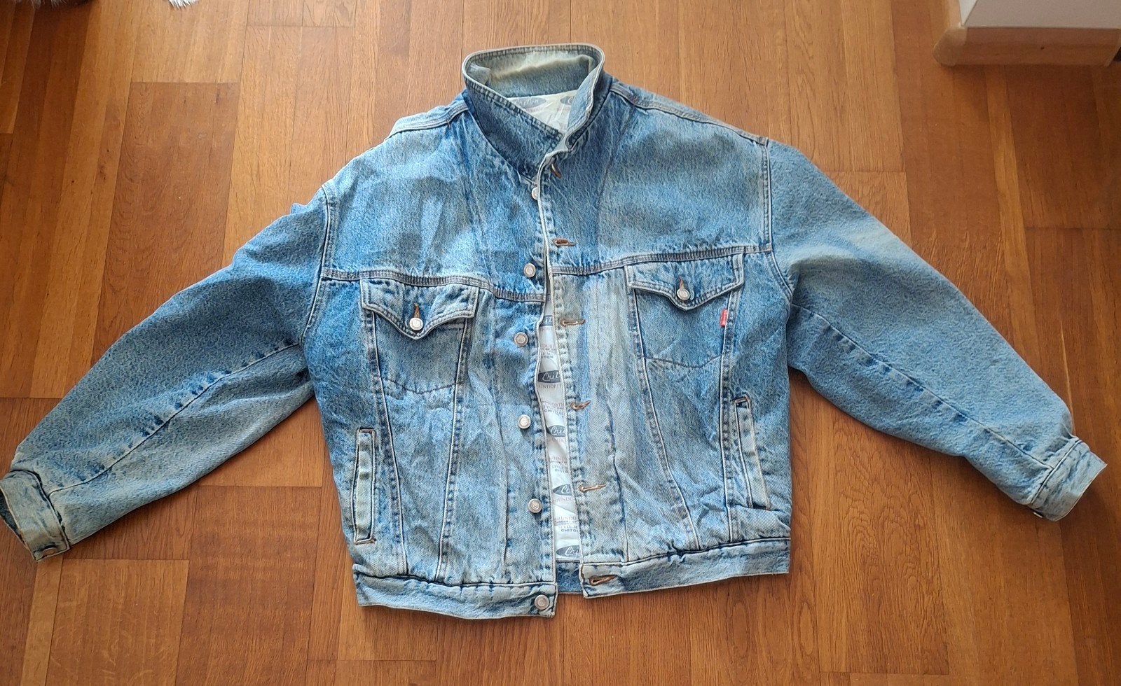 Spijker jasje van Chitton Jeans, Ophalen of Verzenden, Zo goed als nieuw, Blauw
