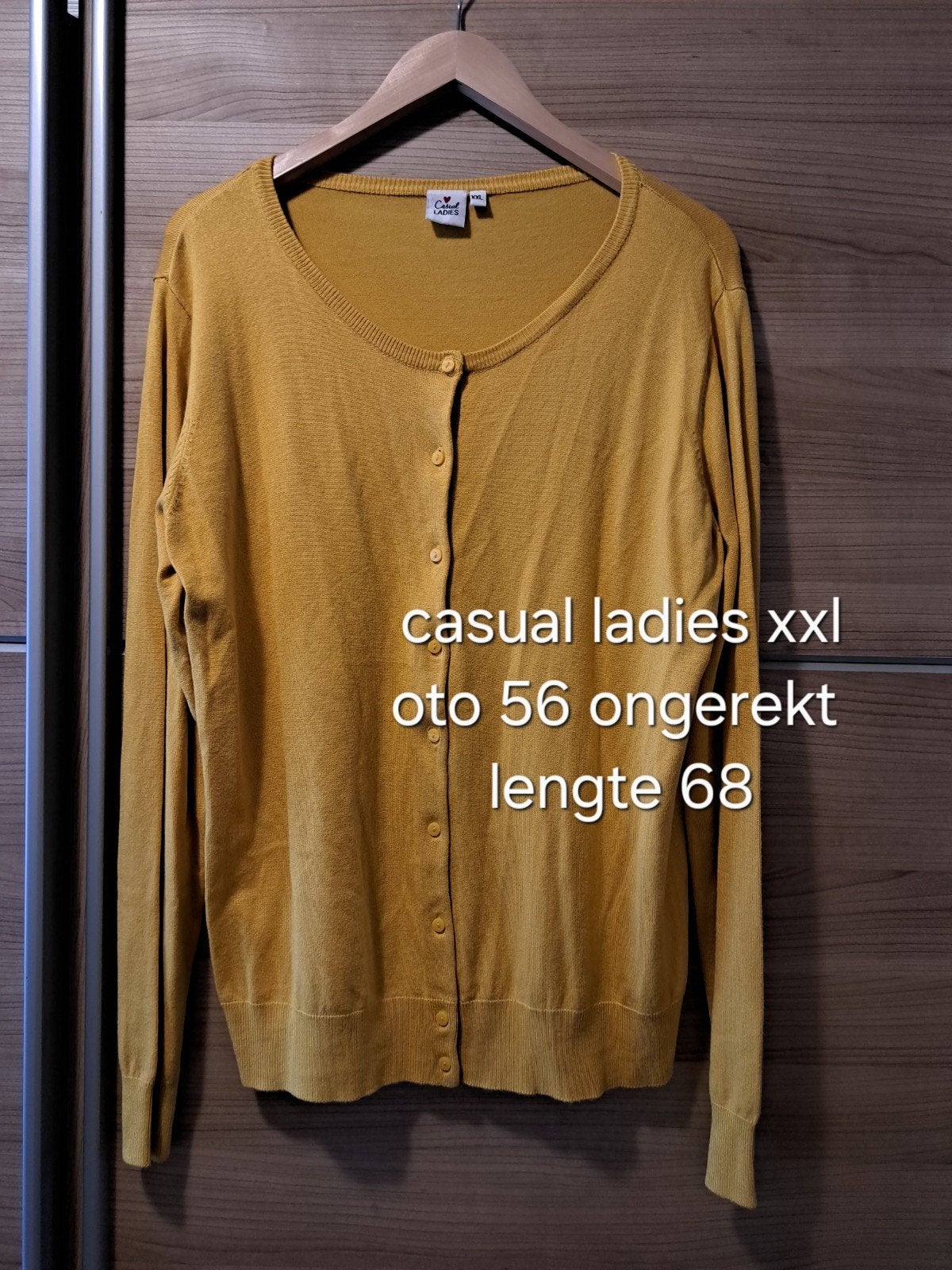 leuk vestje xxl geel casual ladies, Casual ladies, Geel, Maat 46/48 (XL) of groter, Ophalen of Verzenden