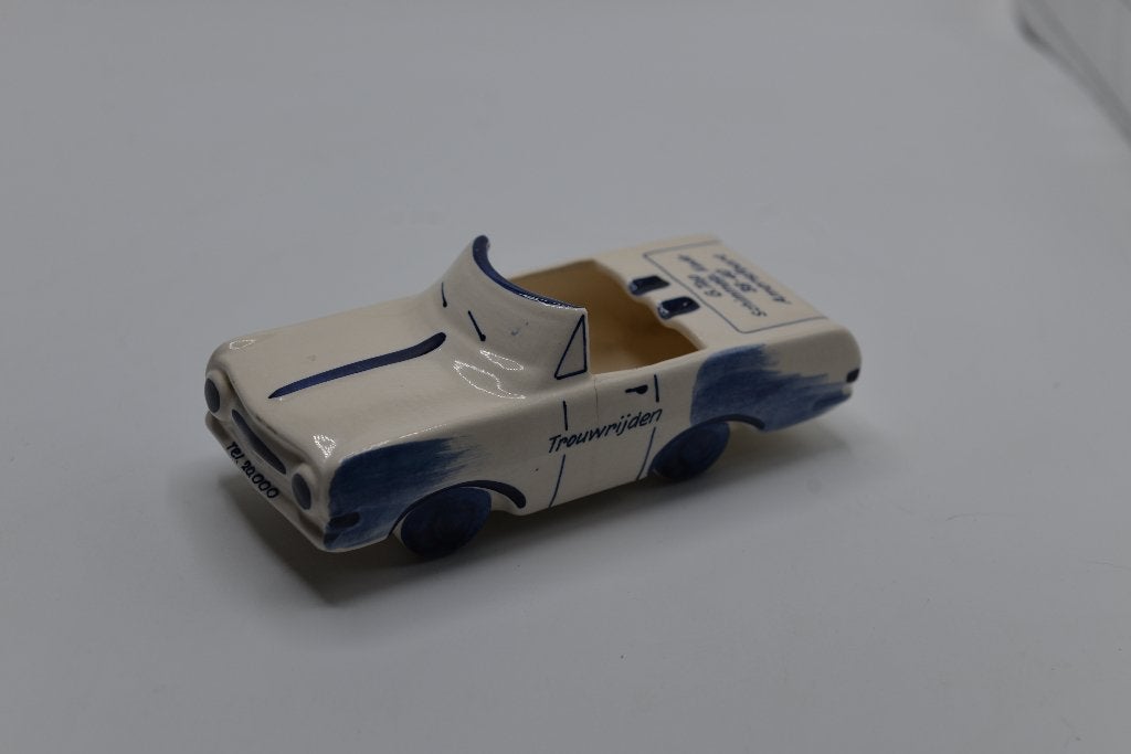 Asbak Opel trouwtijden G.Tap Amersfoort delfts blauw, Verzamelen, Ophalen of Verzenden, Gebruikt, Auto's