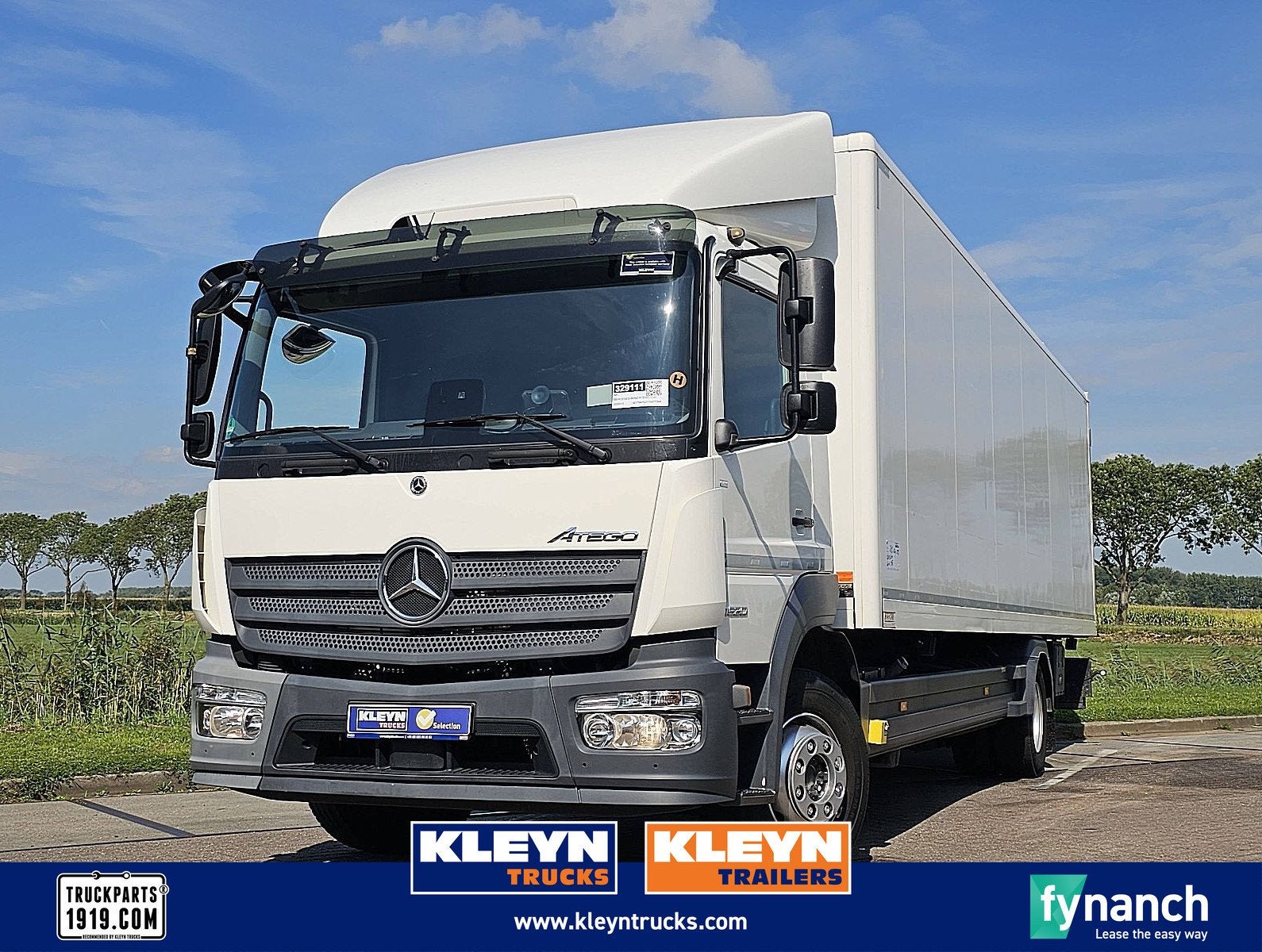 MERCEDES-BENZ ATEGO 1530 lift airco 7.2t payl, Automaat, Euro 6, Wit, Mercedes-Benz