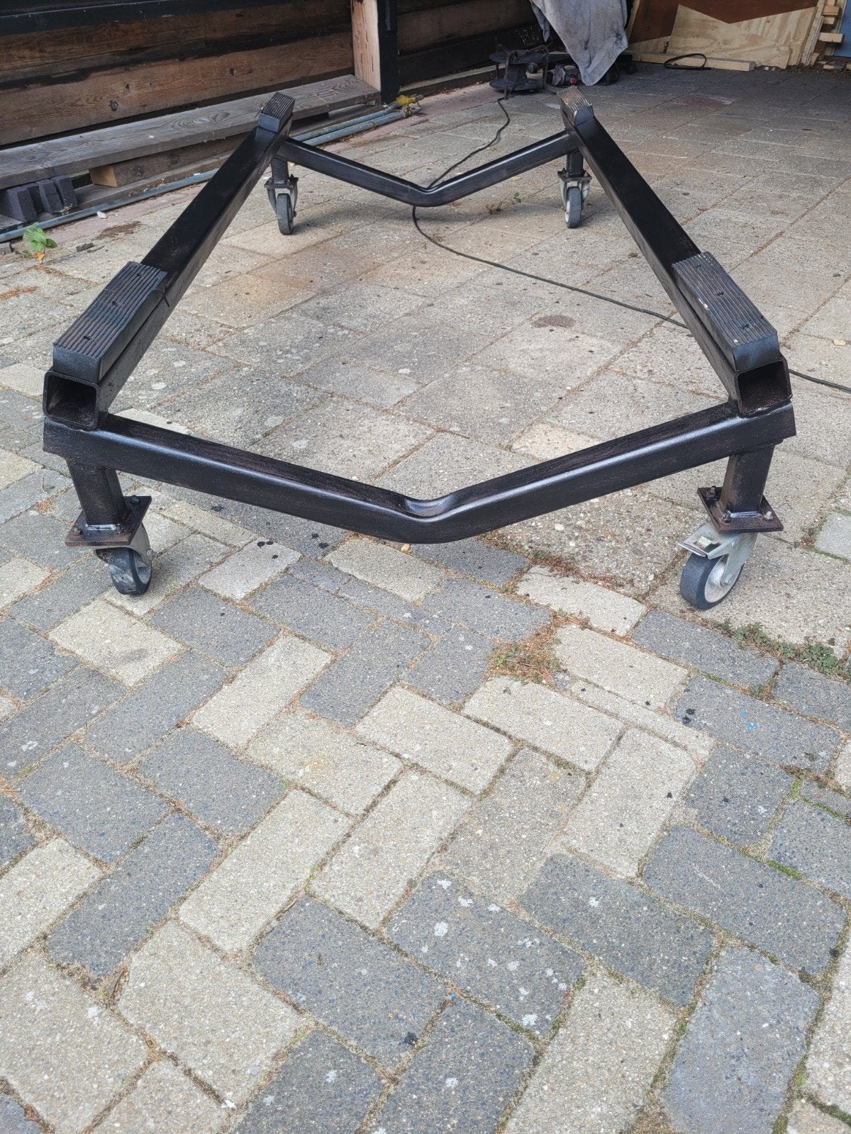 Loeistevige verrijdbare werkbok. Garagetrailer, Watersport en Boten, Ophalen, Gebruikt, Minder dan 6 meter
