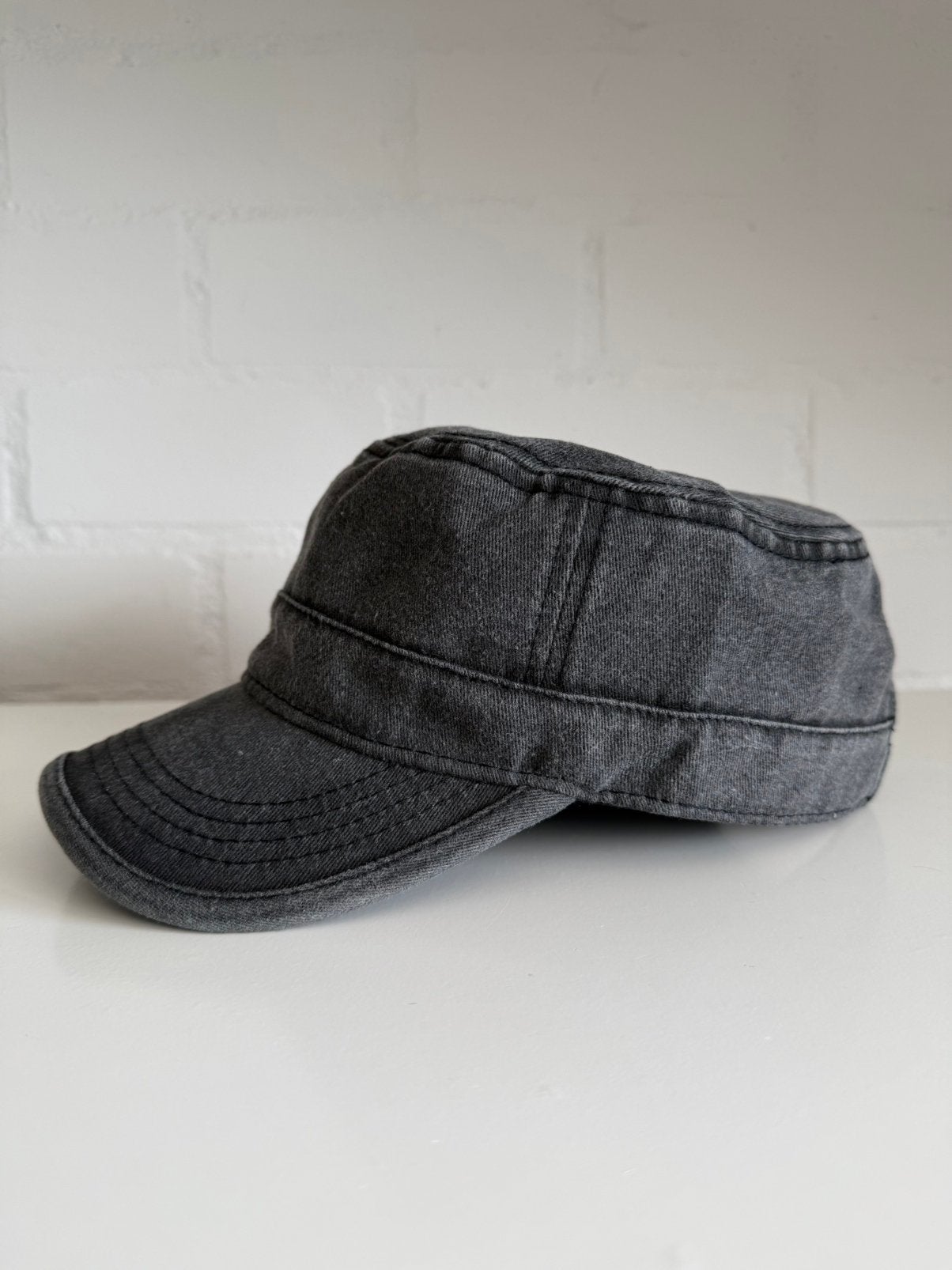 Nieuwe Grijze Leger Army stijl Flatcap pet Military, Ophalen of Verzenden, Nieuw, One size fits all, Pet