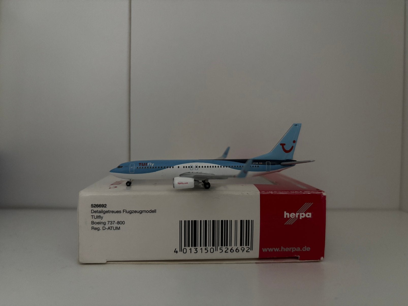 Herpa 526692 TUIfly Boeing 737-800 1:500, Ophalen of Verzenden, Zo goed als nieuw, Schaalmodel