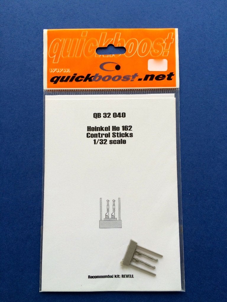 Quickboost Heinkel He 162 Control Sticks 1/32 schaal, Overige merken, Verzenden, Nieuw, Groter dan 1:72