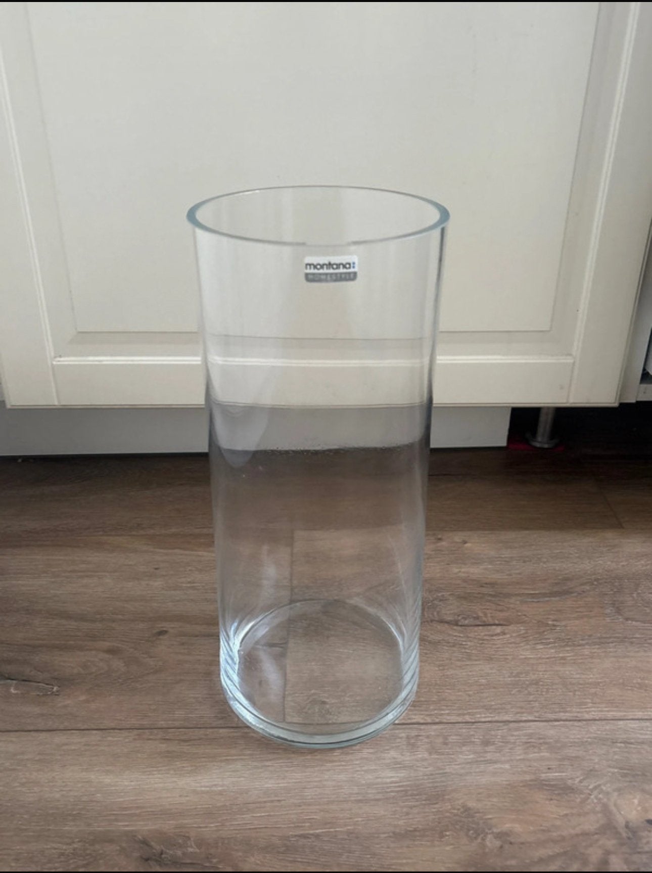 Vase H 34cm - D14cm, Ophalen of Verzenden, Zo goed als nieuw