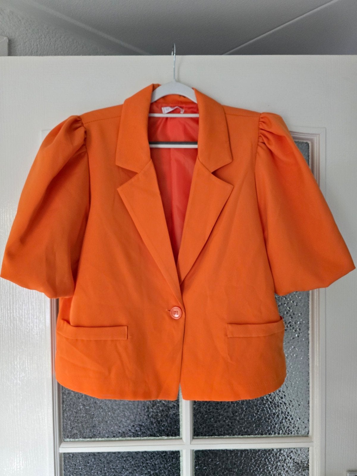 nieuwe blazer oranje 38 40 42, Ophalen of Verzenden, Nieuw, Maat 38/40 (M), Oranje