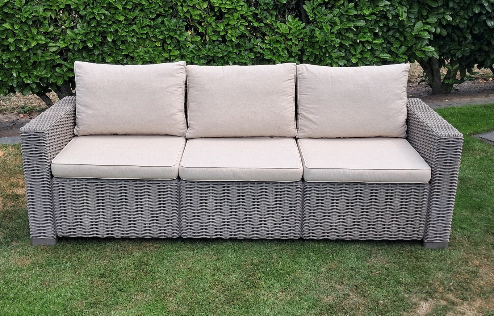 Tuinbank. Zeer netjes. 197 cm breed., Ophalen, Gebruikt, Wicker