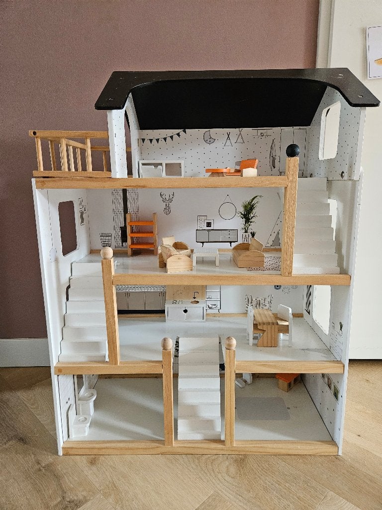 Poppenhuis Petit Amelie, Ophalen, Gebruikt, Poppenhuis