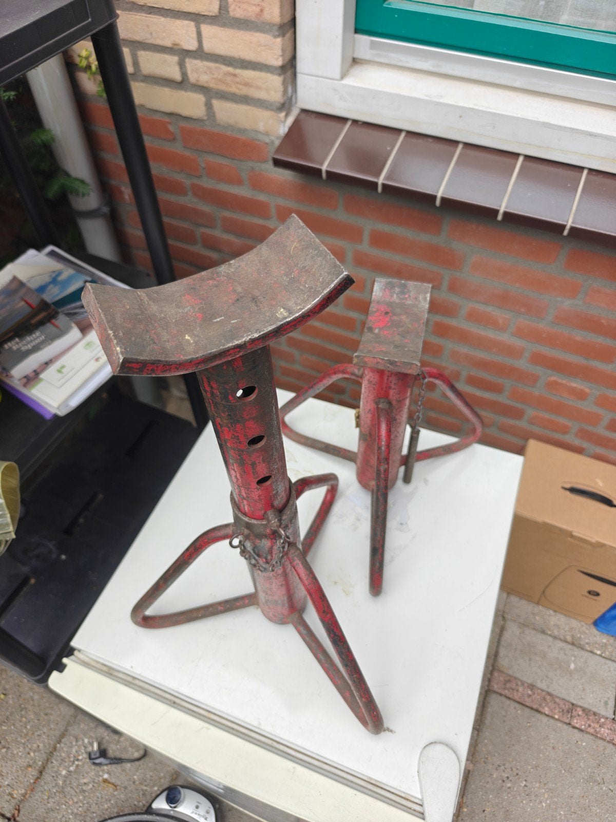 Assteunen 51 cm Hoog - Set van 2, Auto diversen, Autogereedschap, Ophalen of Verzenden