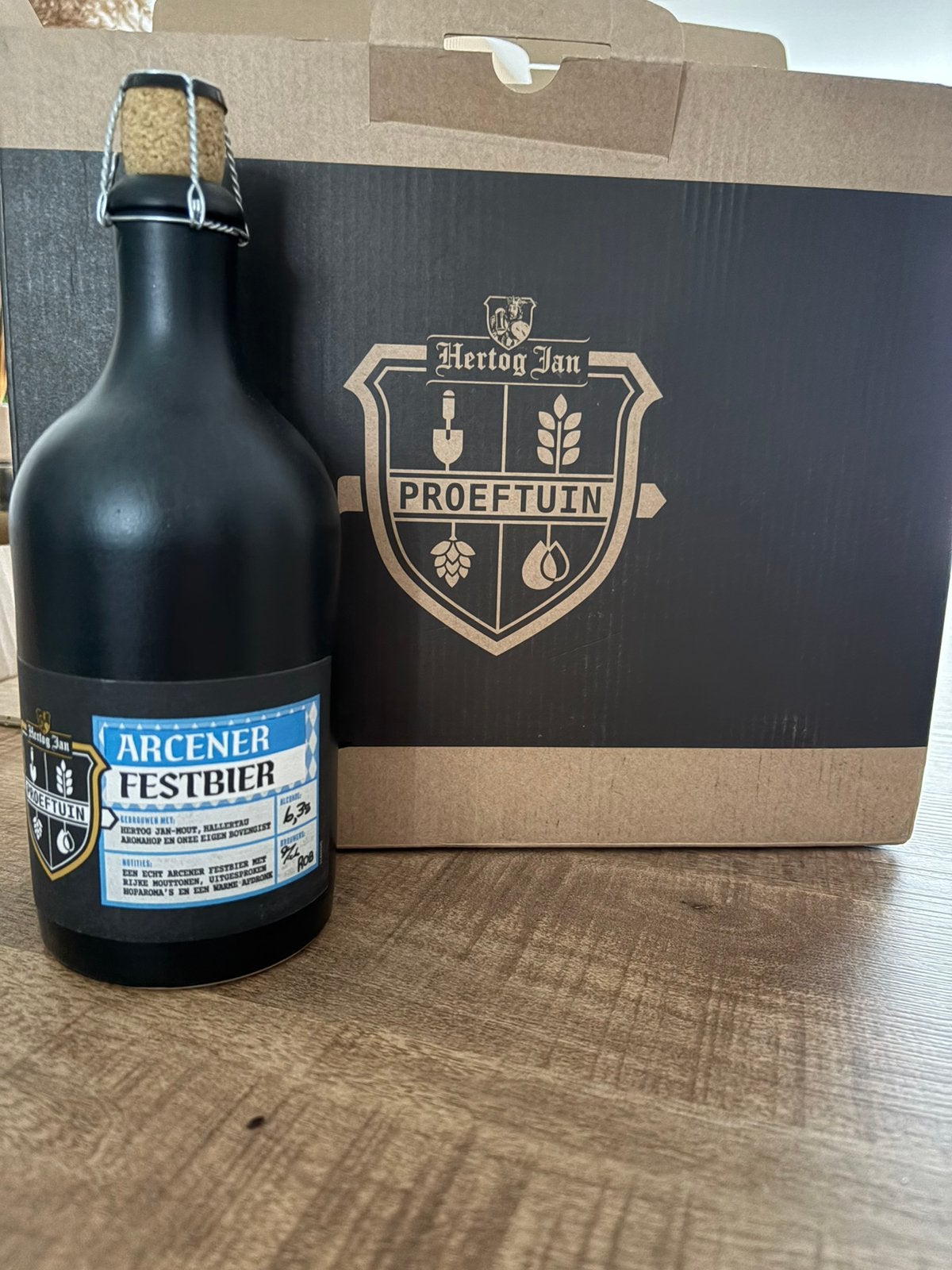 3 x Kruik Hertog Jan Proeftuin Arcener Festbier, Verzamelen, Ophalen of Verzenden, Zo goed als nieuw, Flesje(s), Overige merken