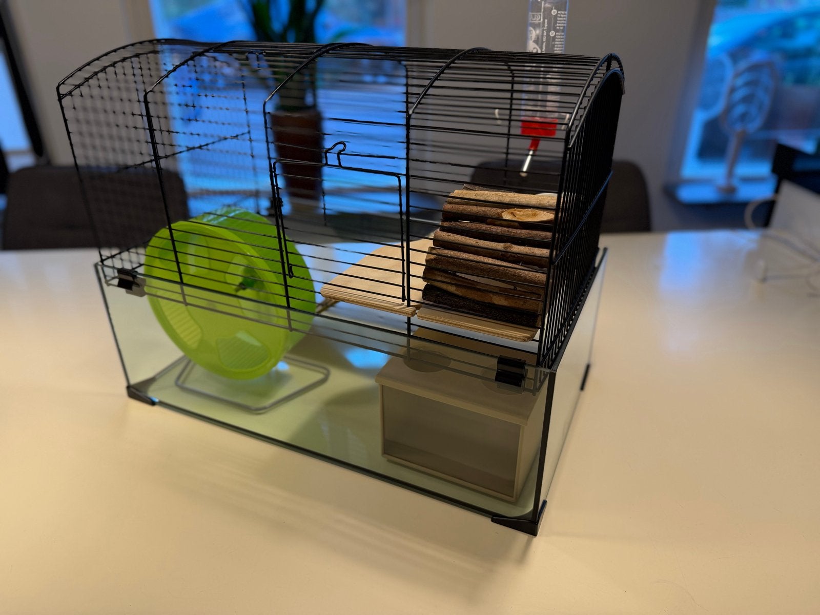 Luxe hamsterverblijf, Kooi, Gebruikt, Minder dan 75 cm, Hamster