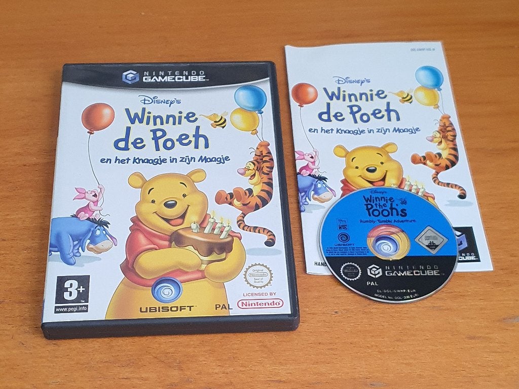 GameCube | Winnie de Pooh en Knaagje in zijn Maagje, Spelcomputers en Games, 1 speler, Ophalen of Verzenden, Gebruikt, Vanaf 3 jaar