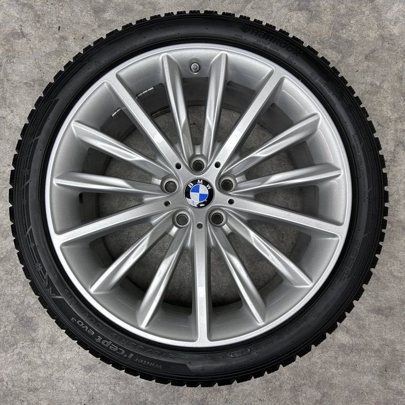 19 inch originele velgen + winterbanden BMW 5 serie 633, 19 inch, -, -, Banden en Velgen