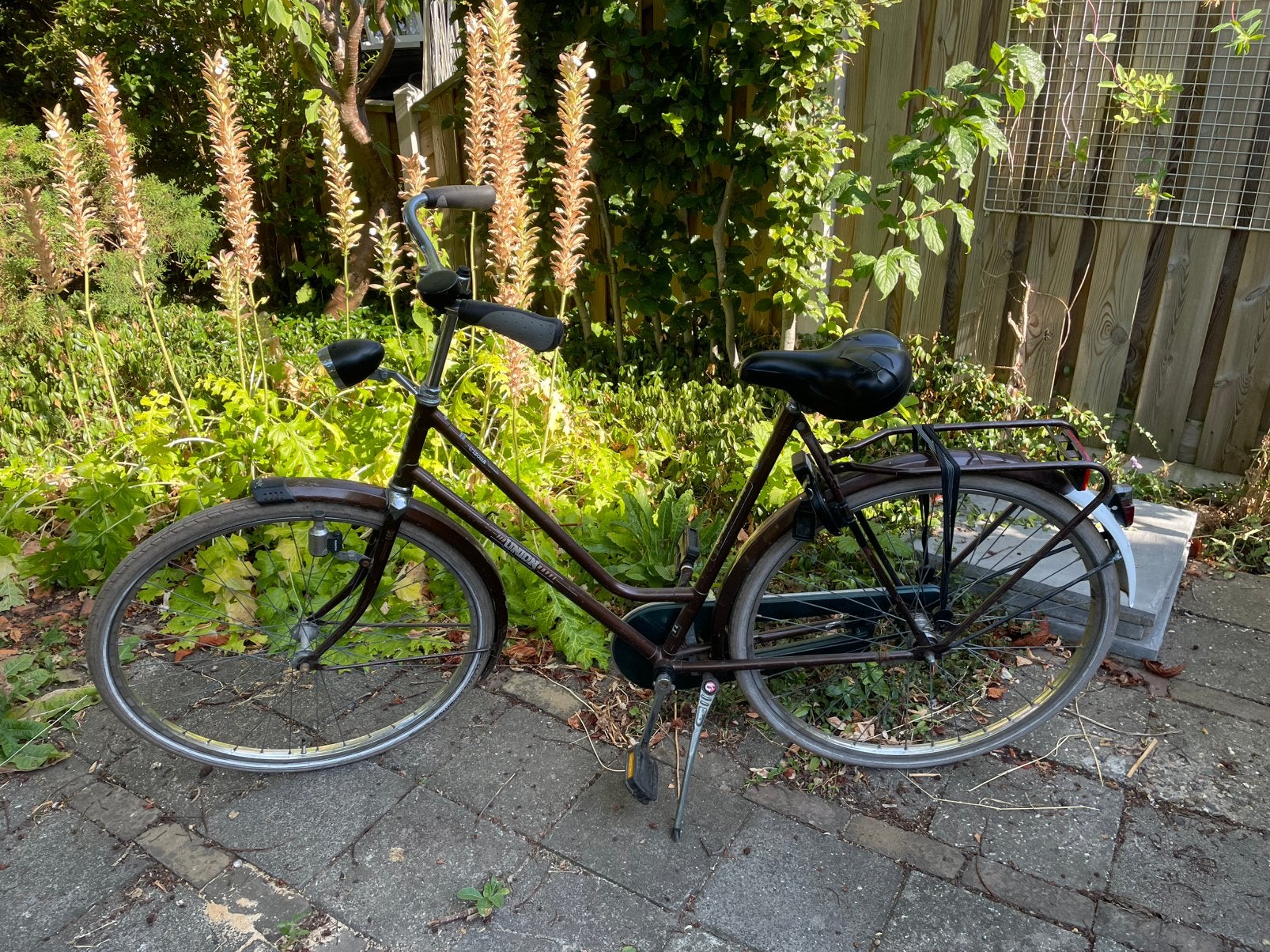 Eenvoudige stationsfiets, Ophalen, Gebruikt